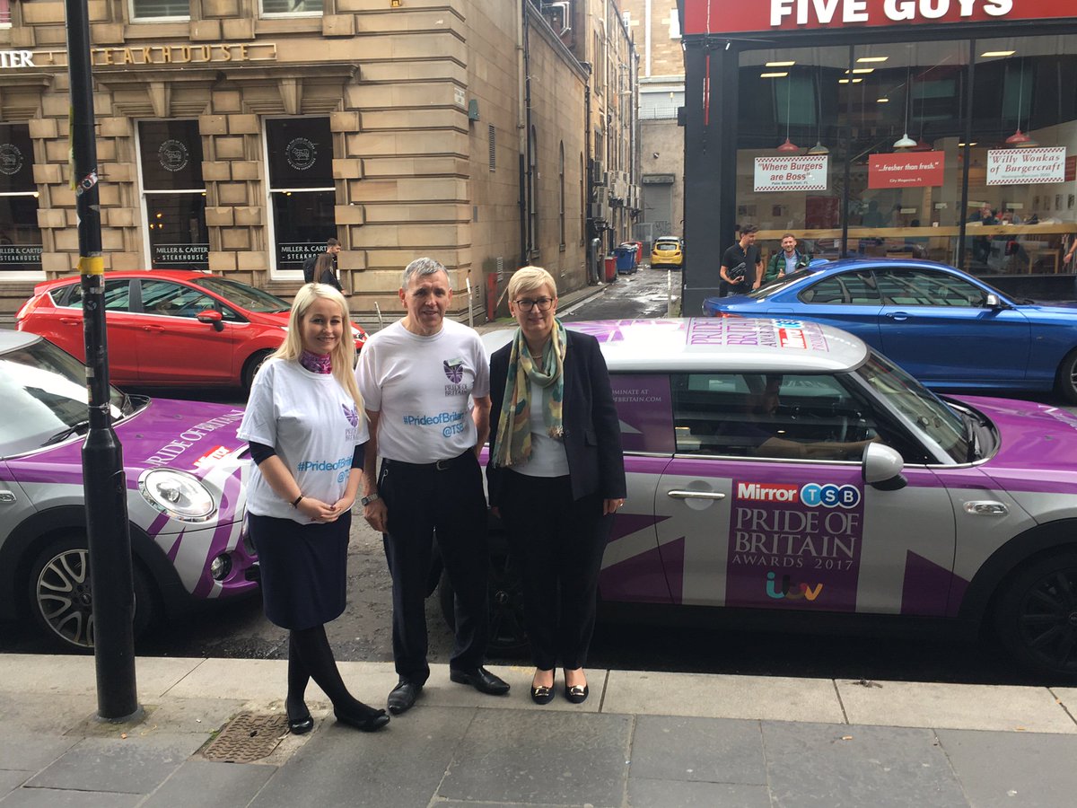 BobathScotland's tweet photo. @PrideOfBritain minis have arrived in Glasgow! https://t.co/5MdoeyDYyM