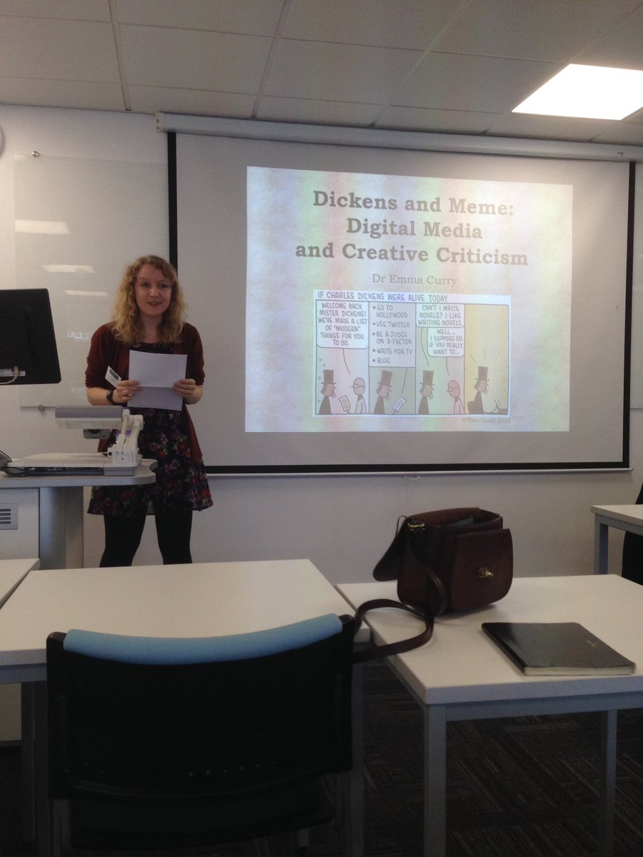 RosieMilesPoet's tweet photo. .@EmmaLCurry now talking about #OMFTweets & Dickensian twitter adventures #ESF2017 https://t.co/BVUDPlH4of