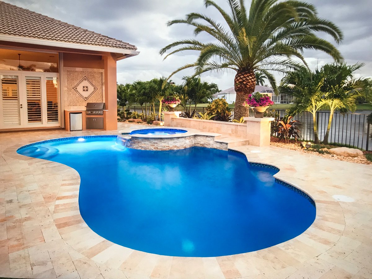 vankirkpools's tweet photo. What a perfect way to end a long hard dayβ¦.in a Van Kirk Pool @lawrence_mansell #vkpools #poolside #lagoonpools #raisedspa #vankirksuperblue https://t.co/uDtdOUPWDh