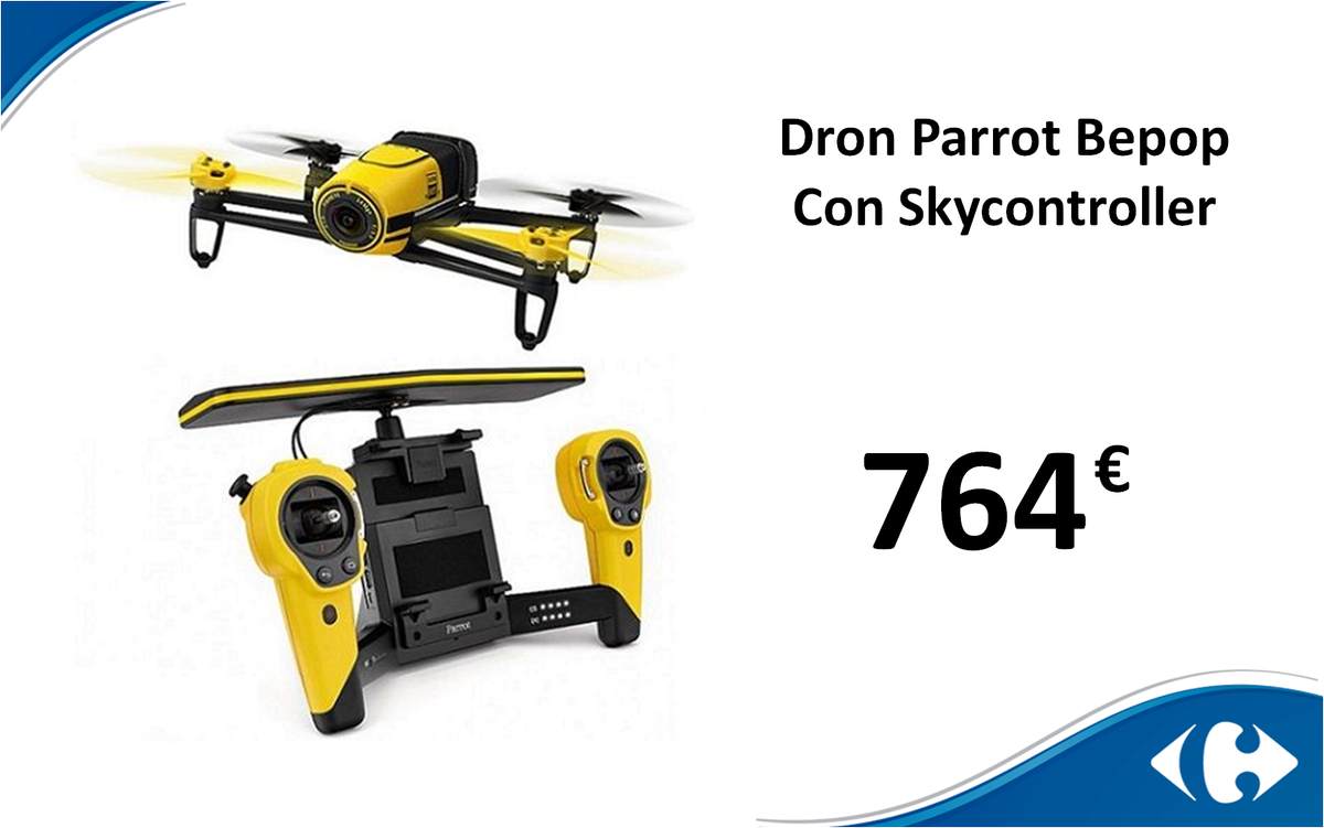 CarrefourGaming's tweet photo. Ya tienes plan para las vacaciones de verano, con el #skycontroller volarás tu #drone como un profesional. https://t.co/OTby5XM9N6 https://t.co/Lqv8t0ePyQ