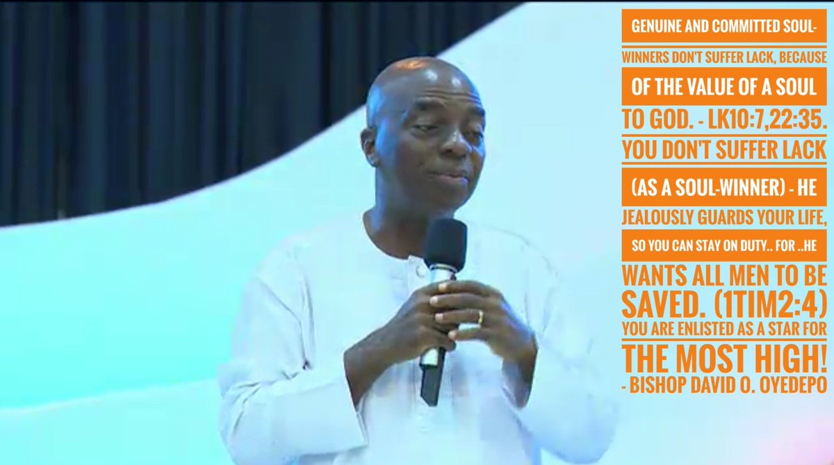 WinnersChapelNL's tweet photo. #ThursdayPropheticWord #Continuity is #TheRuleOfTheGame
You are enlisted as a star for the MOST HIGH!
- BISHOP DAVID O. OYEDEPO https://t.co/PmJ0MHhB1h