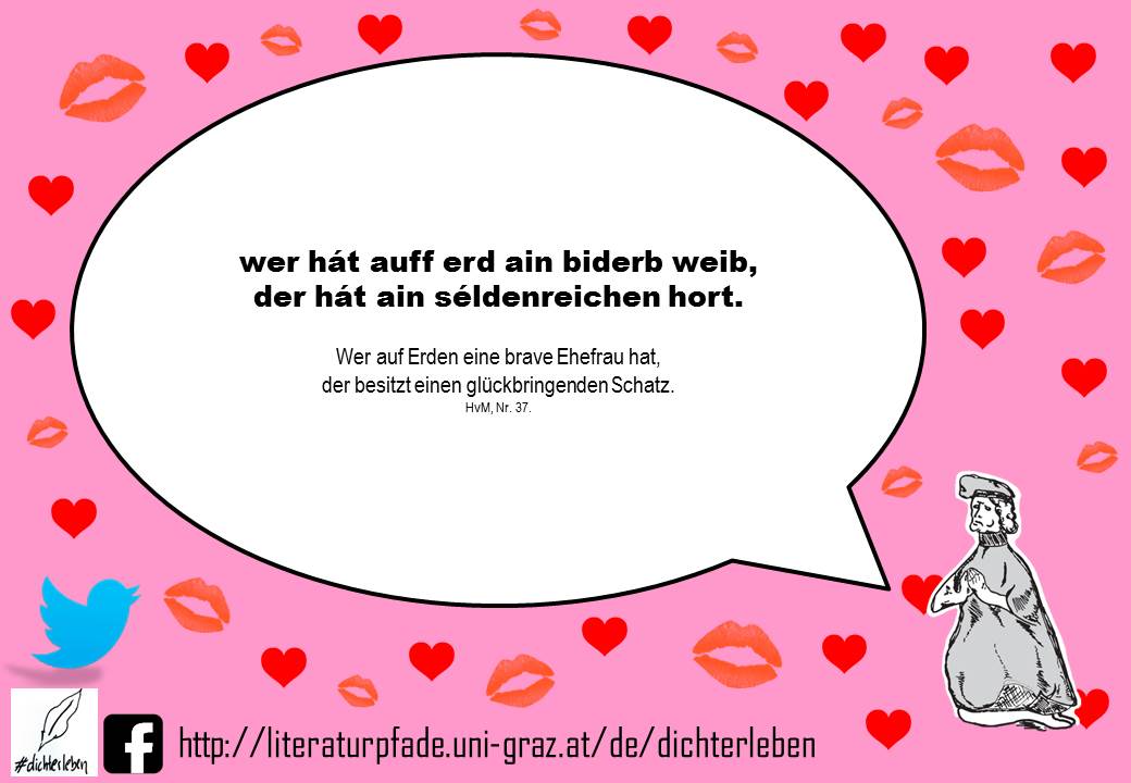 HugoVonMontfort's tweet photo. ...so zeigt euren Liebsten am #TagdesKusses, wie gern ihr sie habt! #dichterleben #Liebe #Schatz #Glück https://t.co/zP1CNDismD