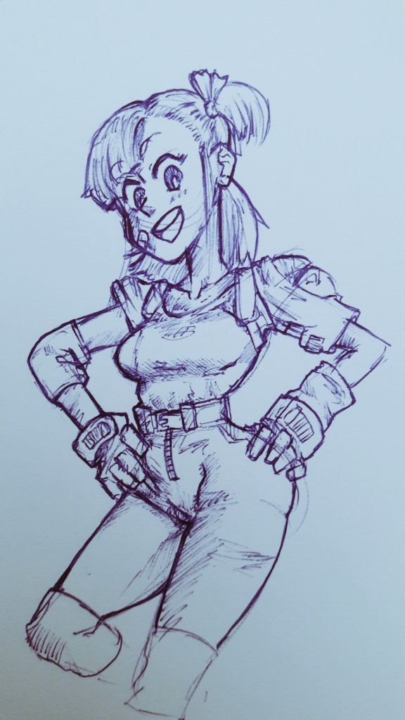 thegattles's tweet photo. Woo sketchbook dump! Bulma, Paprika &amp; Cayenne, Miryam and a Josuke https://t.co/F5b6PX0Bbz