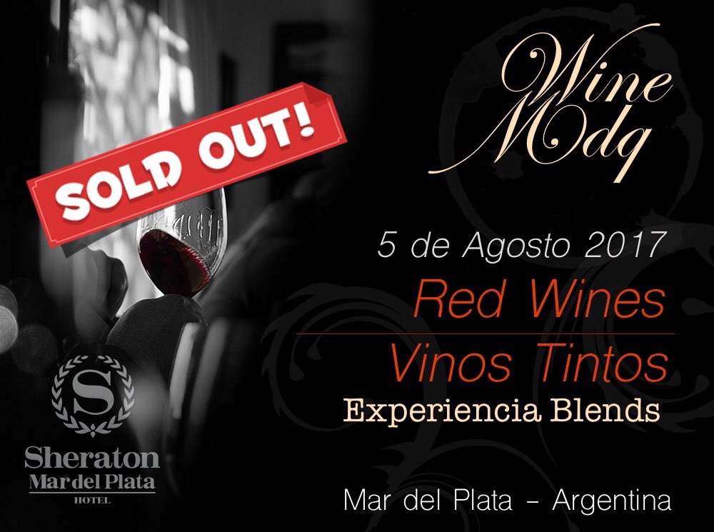 Buen dia ... les habia avisado 🍷 #wmt2017blends #FaltaUnMes