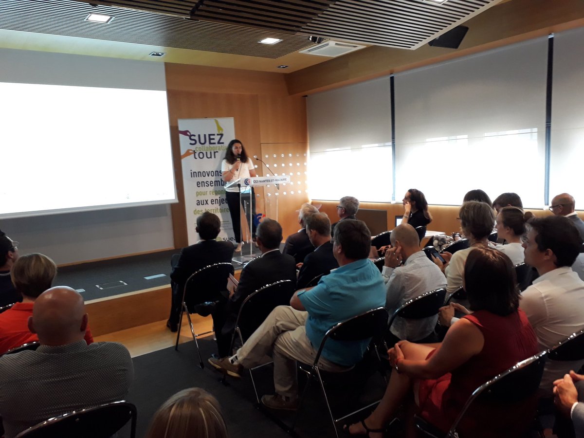 Animancel's tweet photo. Restitution des tables rondes par @PGuiffant #SUEZCollaborativeTour des pistes très fructueuses et déjà des expérimentations à venir https://t.co/Kkn7L8PSVY