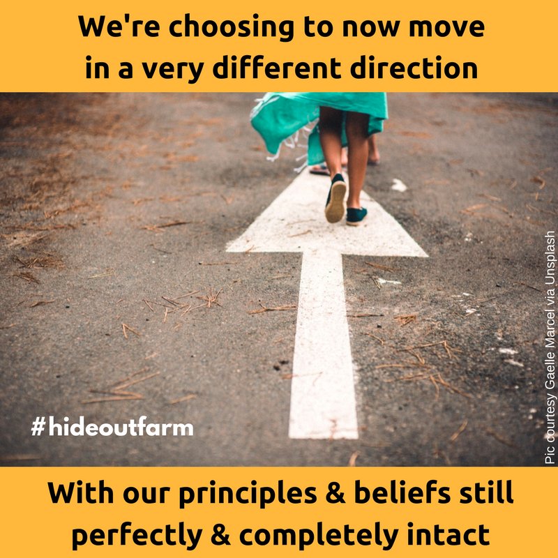 thehideoutfarm's tweet photo. Imp for us: #Principles &amp; #beliefs, gotta stay faithful to em. #hideoutfarm #newdirection #transformation https://t.co/4zflyXKa2e https://t.co/lJzGh4pyrR