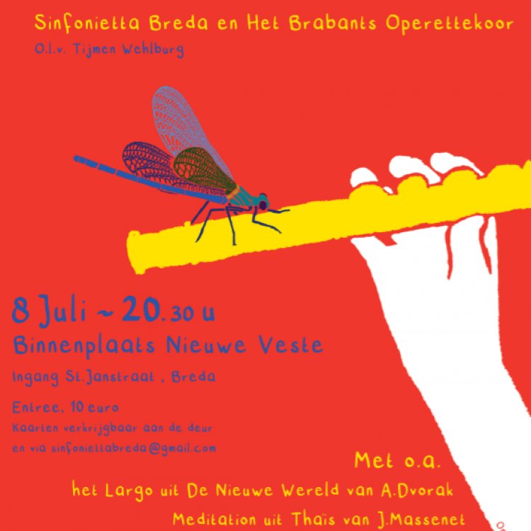 UITinBreda's tweet photo. Sinfonietta Breda en Het Brabants Operettekoor geven zaterdagavond -bij mooi weer- een Zomerconcert https://t.co/oOdtzyAHwD https://t.co/Df2zxEuTpn