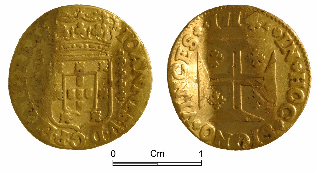 SF_Archaeology's tweet photo. When you can't give someone a kiss, give them a token. How about this Portuguese gold love token found in Swansea? #InternationalKissingDay https://t.co/jRliAqrvkt