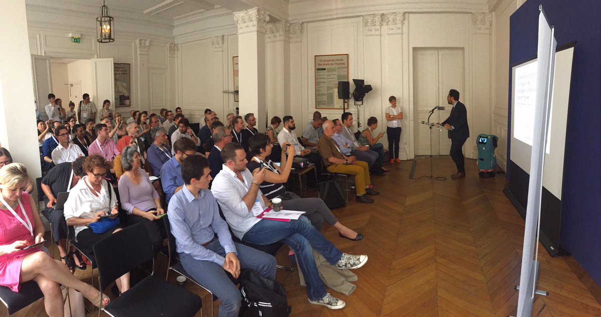 Lancement du #MinistèreOuvert #TerritoireNumerique par <a href="/mounir/">Mounir Mahjoubi</a> «dans le numérique, pas de perfomance sans humanité !»