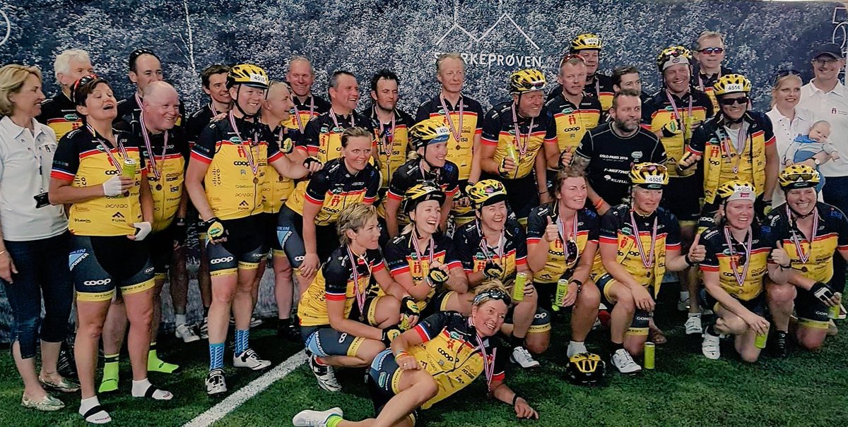 aMathiessen's tweet photo. Team Rynkeby Oslo er klare for årets lengste reise: Norge-Frankrike!😊🎗Ønsker alle lykke til! #nrksport @NRK_Sport https://t.co/BlOinuYfCo