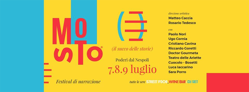 RosarioTedescoT's tweet photo. @FestivalMosto (il succo delle storie)
7,8,9 Luglio 2017 | #Cusercoli #Forli @PdN1929
» il programma | https://t.co/UQbTeVsfkM https://t.co/k94bR4mJ7q