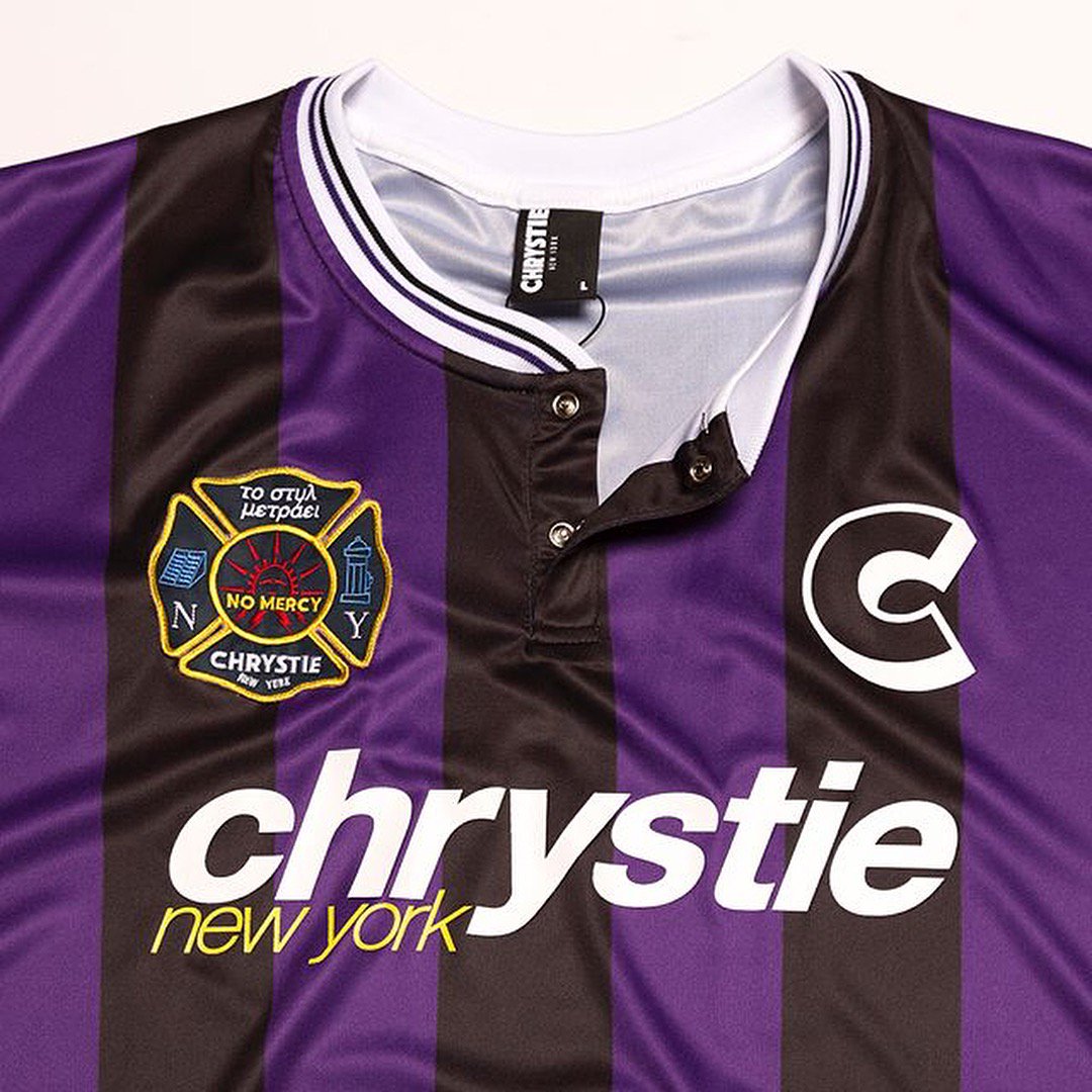 #ChrystieNYC Summer '17 drops in UK stores soon - including the Team Chrystie Soccer Jersey. Limited stock so keep 'em peeled! #streetwear