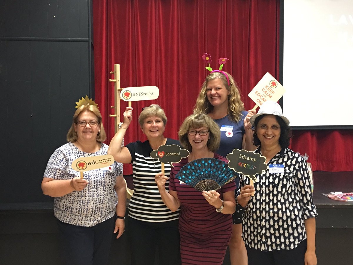edcampfriends's tweet photo. The #edcampfriends team is ready to go! https://t.co/UsVqXWYyqn