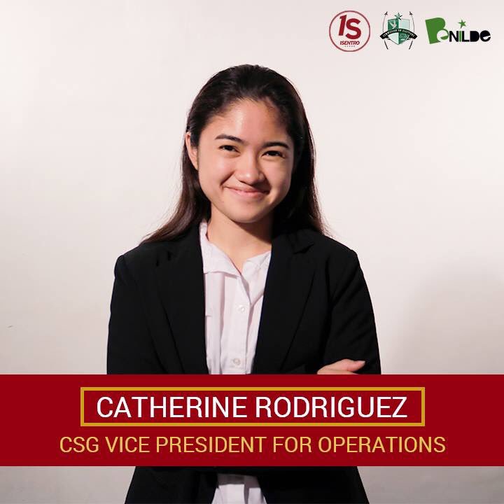 1SENTRO's tweet photo. AGUINALDO.JOCSON.RODRIGUEZ.LANGCAY ang kasama niyo REDbolusyon patungo sa mas pinalakas na Central Student Government. #TransformToReform https://t.co/IHT7uuTEuf
