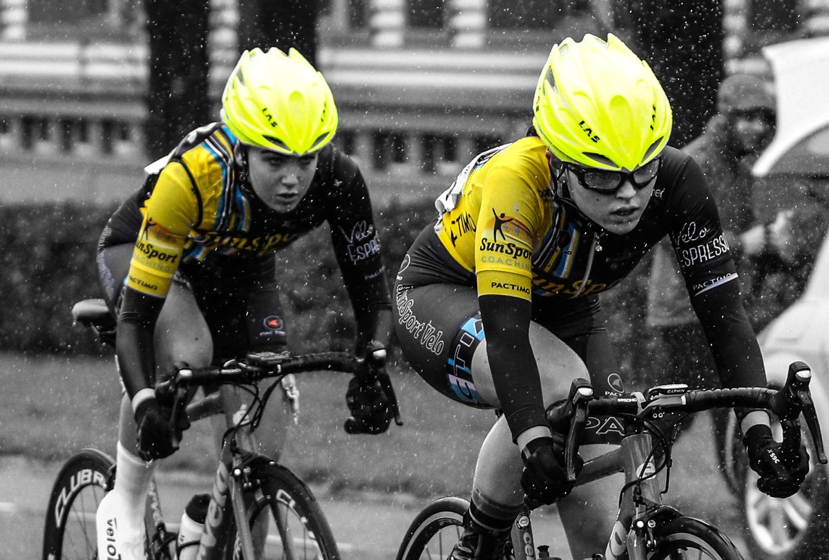 BrotherCycling's tweet photo. The bright &amp; bold @SunsportRt have been lighting up the peloton this season! 

#Brother4Results https://t.co/av2JHODyK9