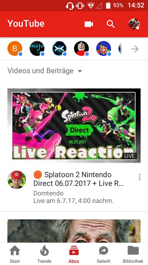 InstinctFan23's tweet image. Der allererste YouTuber der die #Splatoon2Direct live reacten will und schon online ist, ist der gute  @Domtendo! 😂 Man hat der es eilig!