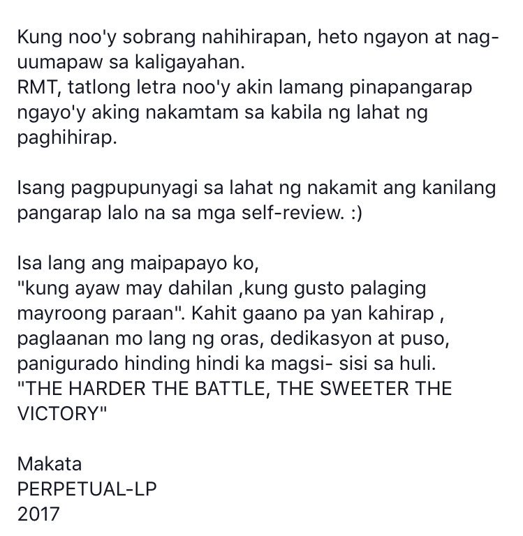 MedtechMustKnow's tweet image. The harder the battle, the sweeter the victory. #LabanMedtech 💉