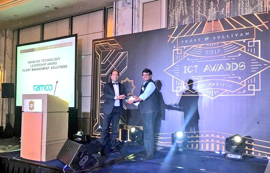 RamcoSystems's tweet photo. '#Digital #HR is human again,' says @harshramco on winning @Frost_Sullivan #Tech Leadership Award for #Ramco #TalentManagement Solution.
#HR https://t.co/rOsUKQh0Rl