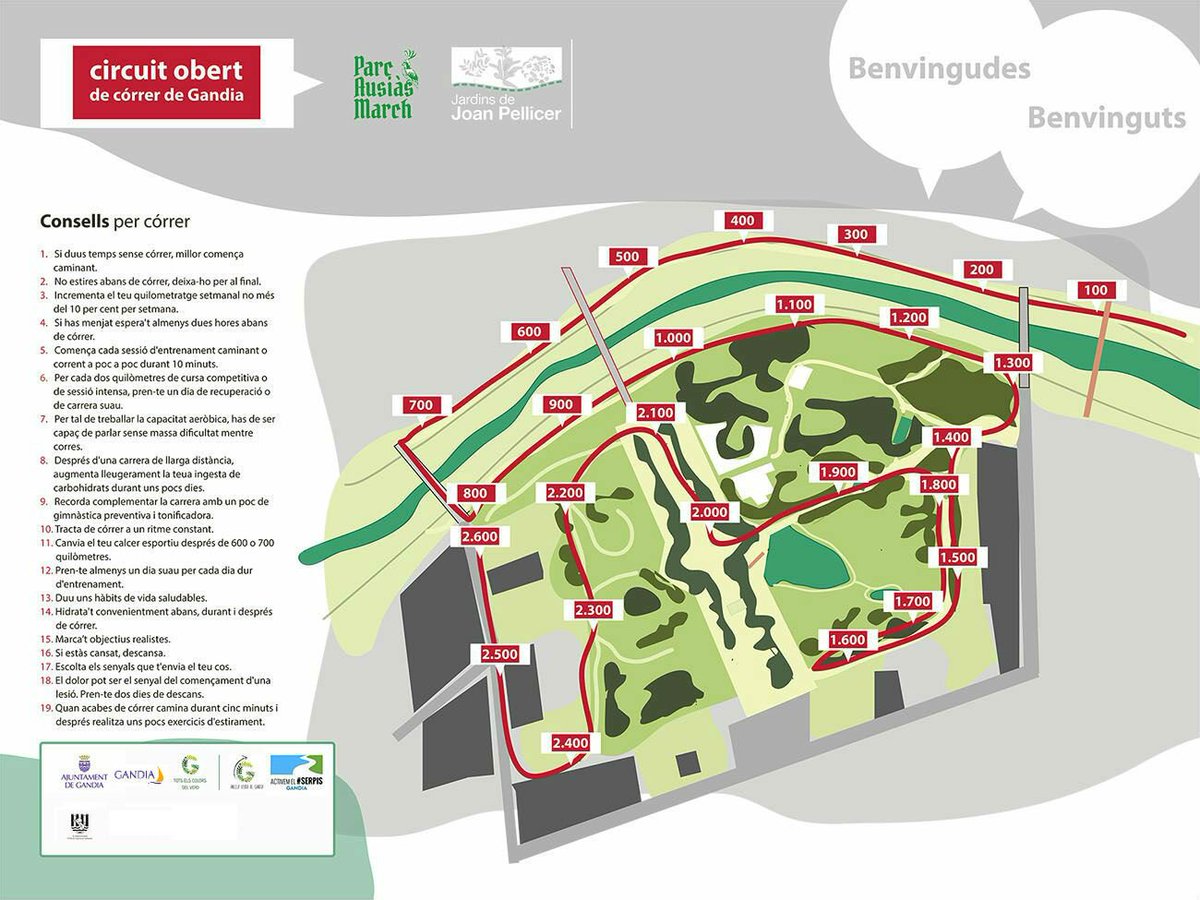 aj_gandia's tweet photo. #Gandia ja té el primer Circuit Obert de Córrer. Té 2.6 km , pel passeig del riu Serpis i el parc Ausiàs March. https://t.co/GPdqCO0Bn5 https://t.co/vtsAr8y2uP