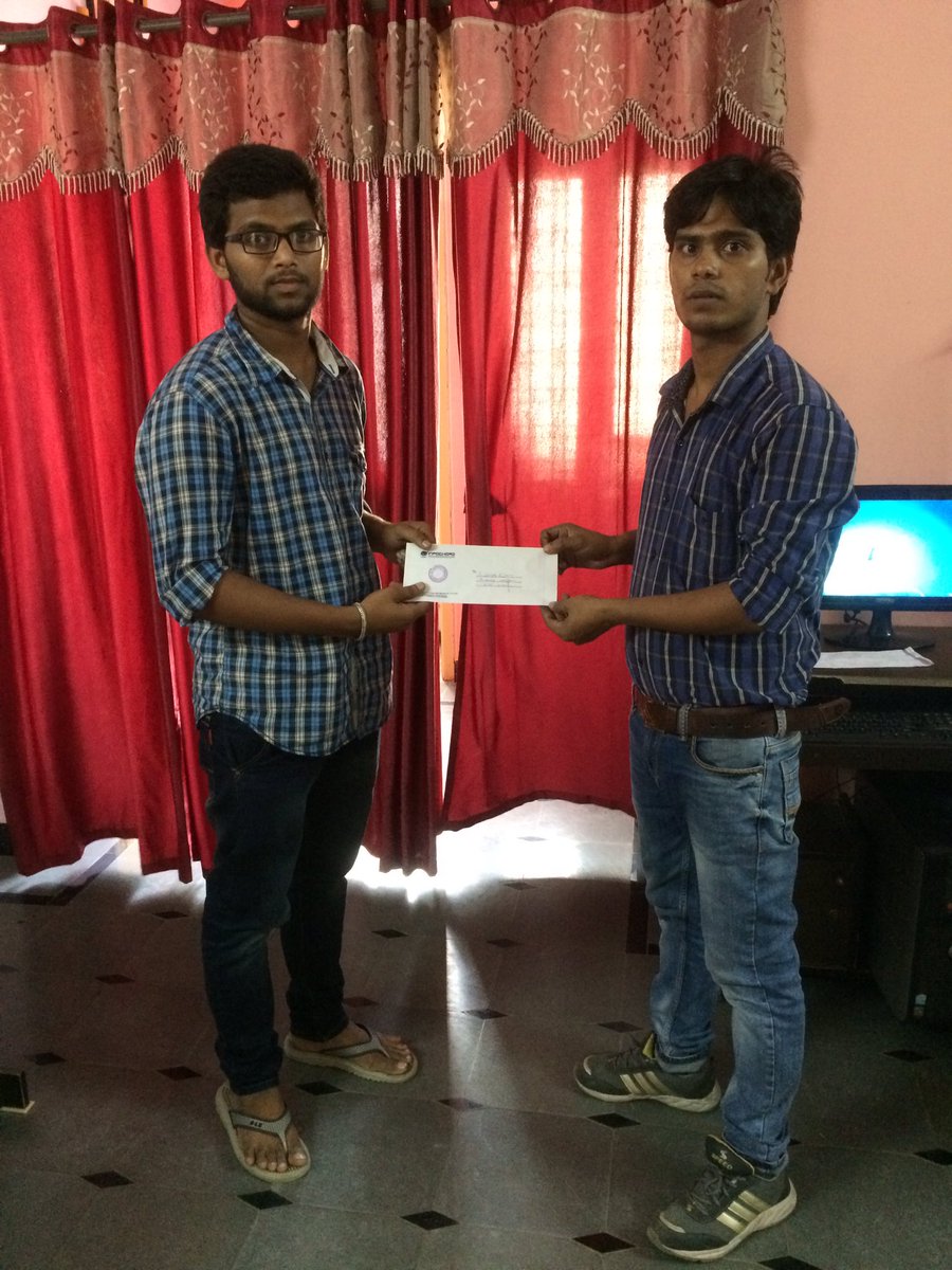 ravirajgir's tweet photo. Mr. #Sanjay B. Tech [IT] student from #KITSWarangle Successfully completed his one Month #internship at #infochord. #startup #webapp #Digit https://t.co/lqr8ZQbGm7