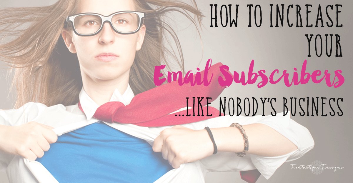 moniquebdesigns's tweet image. How to Increase Your Email Subscribers - bit.ly/1XbwKTB #biztips #blogging