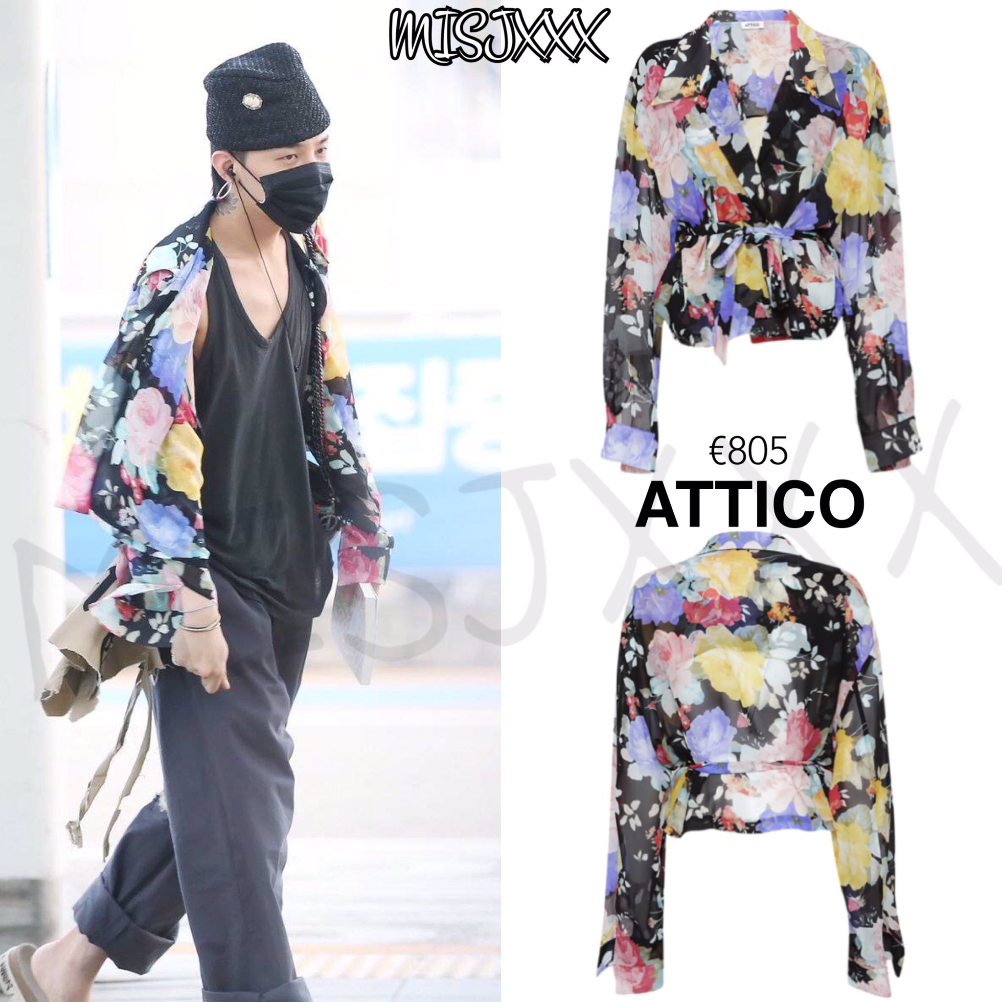 完売】 ATTICO フラワーシャツ G-DRAGON着用 シャツ - zoopalic.com