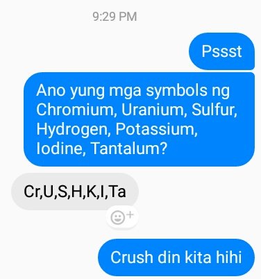 julibeez's tweet photo. Paano dumamoves kay crush using periodic table. https://t.co/dEwWi7m3tb
