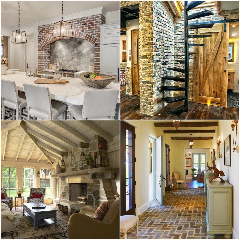 idexsusanne's tweet photo. Natural elements such a stone, wood &amp; brick bring out the beauty in a room. It creates a warm rustic feel &amp; great with an added modern touch https://t.co/4ajbkrraf5