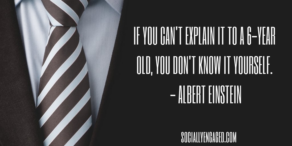 Whether a complicated service or sell a known product, if you can't explain the benefits, your customer won't understand the value. #SMM