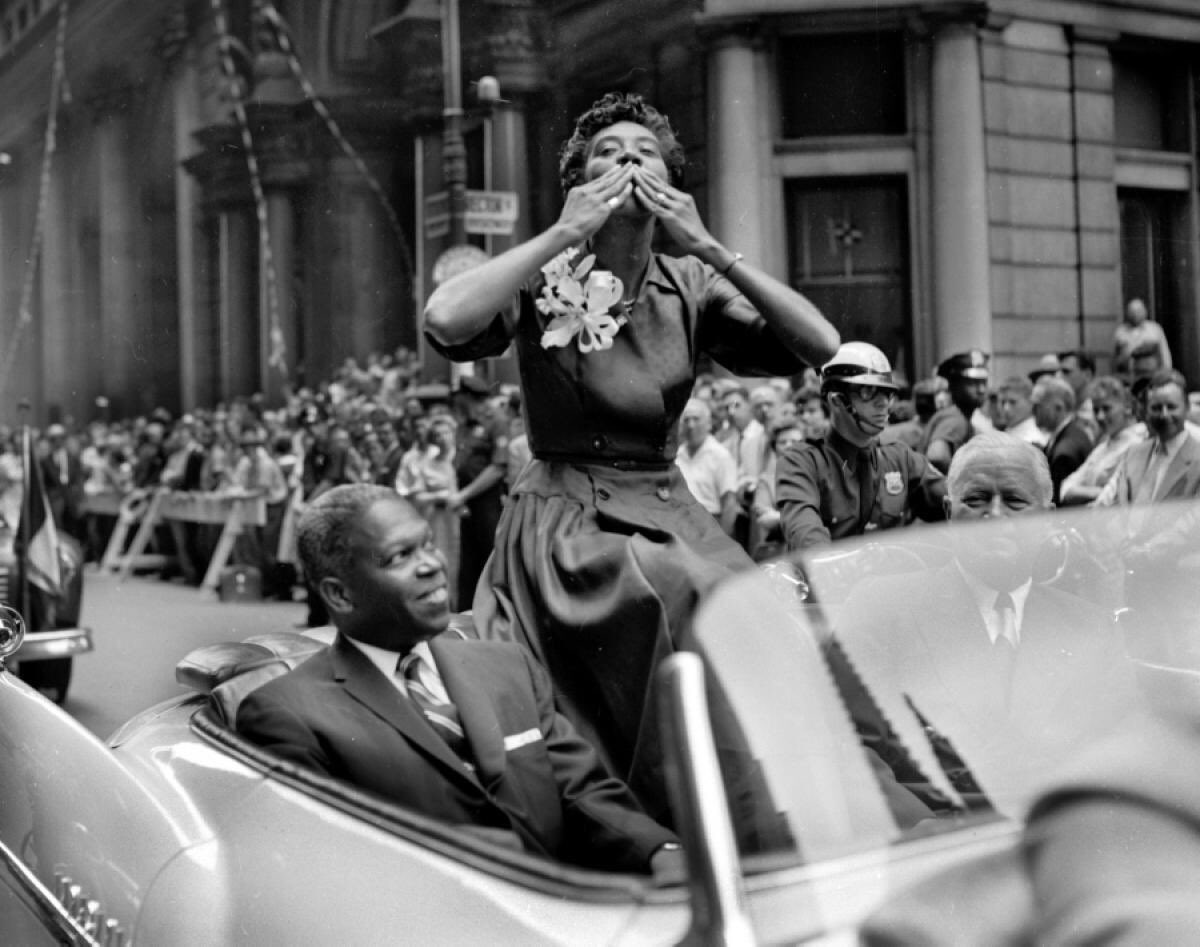 60 years ago on this date, Althea Gibson became the first Black tennis player to win a <a href="/Wimbledon/">Wimbledon</a> singles title.