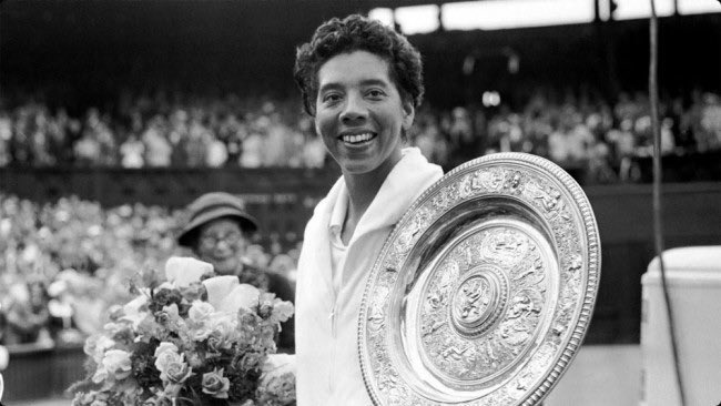 blackvoices's tweet photo. 60 years ago on this date, Althea Gibson became the first Black tennis player to win a @Wimbledon singles title. https://t.co/uNI1ui81GM