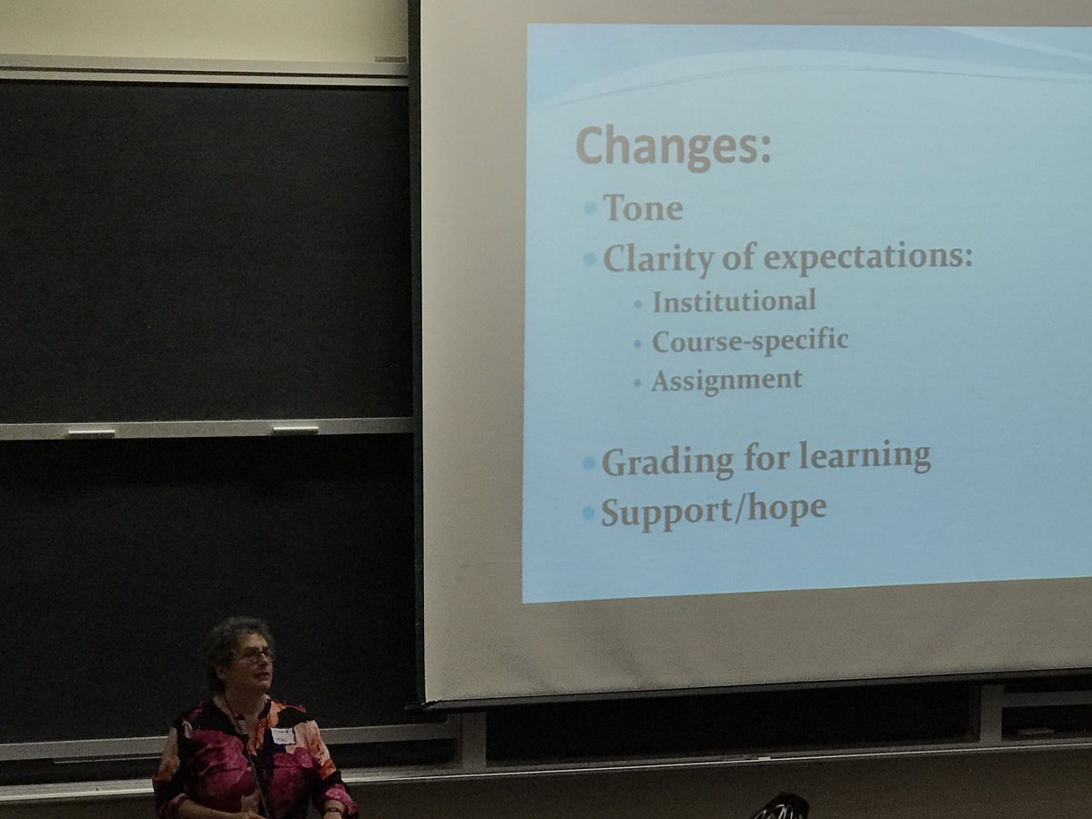 helenfilipe's tweet photo. Best practices to help students succeed not despair in first year &amp; throughout university @UofT_SLP Importance of Tone &amp; delivery #UofTUPS https://t.co/GlPr5Cql4R