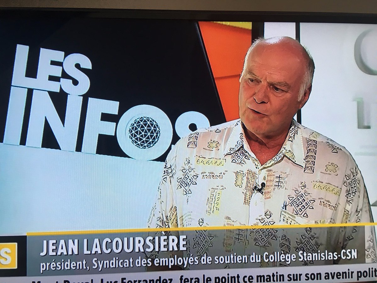 Le prés. du Syndicat des employé-es de soutien du Collège Stanislas dénonce le licenciement de 35 personnes sur les ondes de <a href="/vtele/">Tele</a> <a href="/laCSN/">CSN</a>