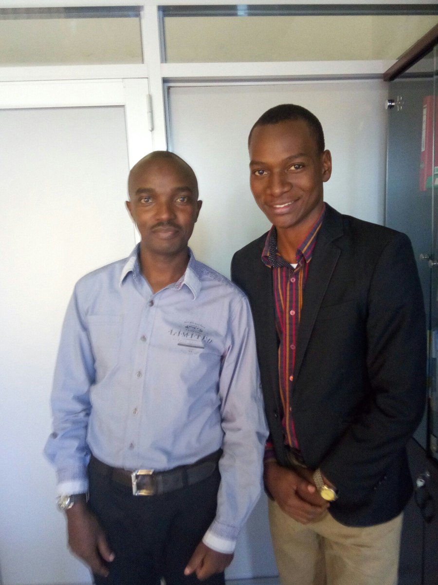 DrAhimbisibweP's tweet photo. It was a pleasure to finally meet u in person, Ndugu @RugyendoQuotes
I enjoyed our intersecting conversation on how to #transformUganda :) https://t.co/551RQH259V