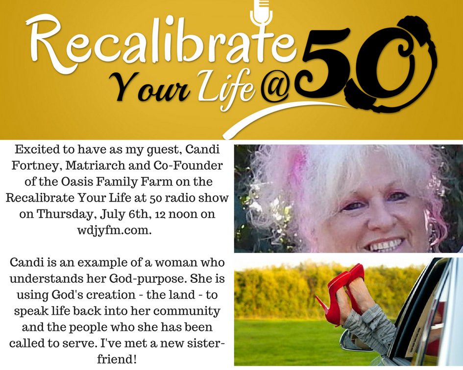 JustJanice8's tweet photo. Listen in today to the Recalibrate Your Life at 50 radio show. 12 noon EST on https://t.co/W14bBEDdv9.  My guest, Candi Fortney. https://t.co/J0mAvGvPsu