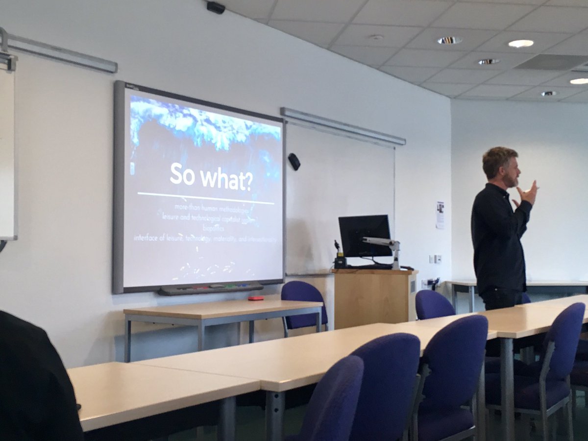 AnnaleiseWood's tweet photo. Interesting talk by Clifton Evers @clif_weibo "surfing relies on a more-than-human leisure ontology and epistemology" @lsa2017 https://t.co/bpkXF4CY61