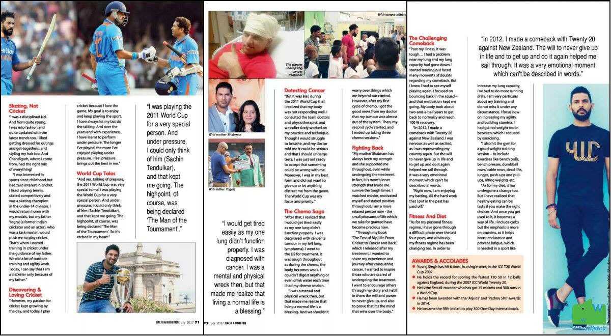 wordsworkPR's tweet photo. The man who rose against all odds.
The lion of Punjab @YUVSTRONG12 
Have to look at his journey so far!
@YWCFashion @ICC https://t.co/VdQbbReh5H