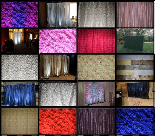 message_miracle's tweet image. we have a backdrop for every occasion! check out some of our featured options! 📸🎊