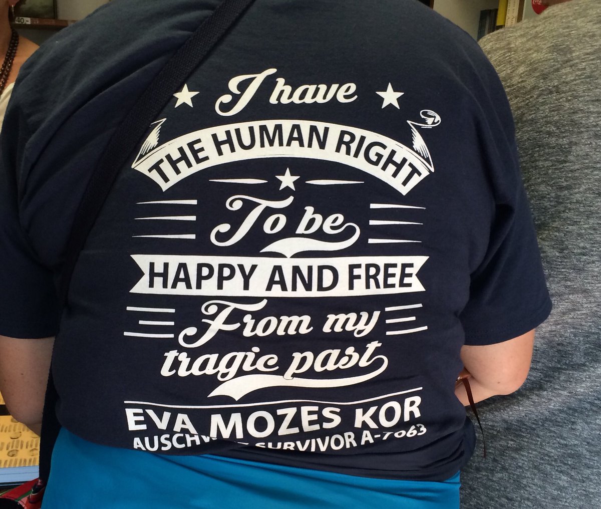 EvaMozesKor's tweet image. A T Shirt designed by CANDLES &amp;amp; Beth Narin available @ CANDLES Holocaust Museum @ candleshocaustmuse. Buy it and send a message of hope.