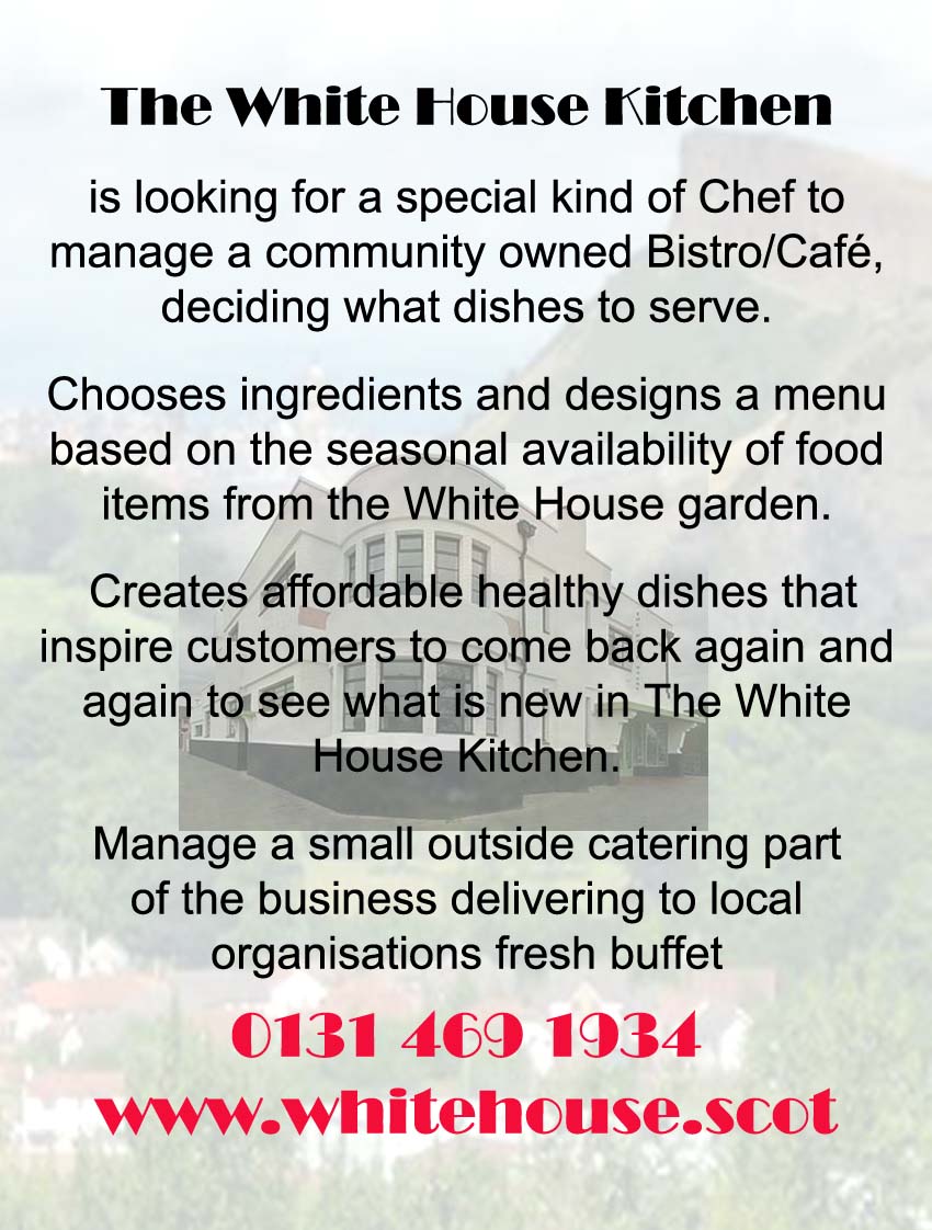 Spread the word <a href="/whitehouse70/">Community Alliance Trust</a> is hiring and so looking for a special kind of Chef