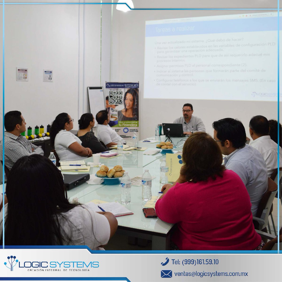 LogicSystemsMx's tweet photo. Ayer se llevó a cabo de manera presencial y virtual, la conferencia “Sistema CIB Financiera y las nuevas disposiciones de PLD. https://t.co/oSRB9bBgUg