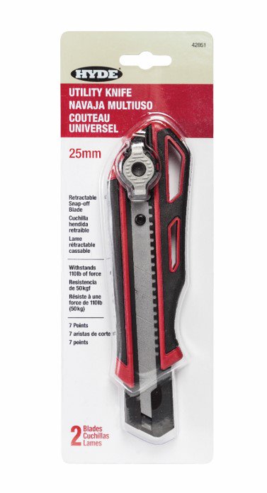 hydetools's tweet image. Cut easily with these BRAND NEW, professional-quality, retractable snap-off utility knives from the Hyde Store! ow.ly/Mqhb30doR2b