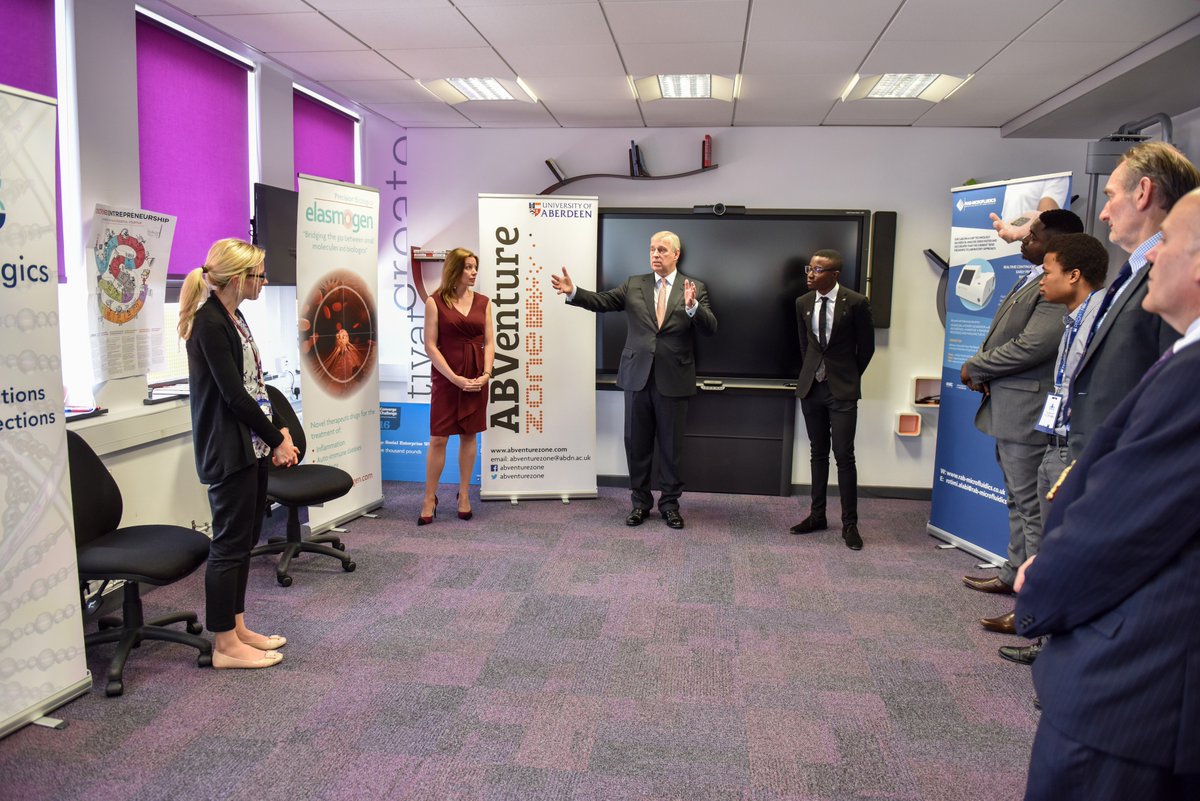 Some of our wonderful occupants had the chance to introduce their hi-tech, disruptive ventures to the @TheDukeofYork on his Monday visit.
