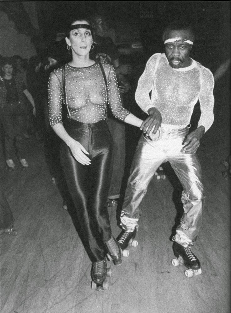 Throwback to disco queen Cher on the roller disco dance floor!!! #tbt #dreamlandrollerdisco