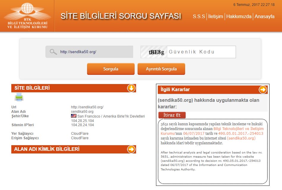 sendika_org's tweet photo. #SendikaOrg'a 50. erişim engeli: BTK kararıyla https://t.co/7q7IuJaNom  erişime engellendi. Kısa süre sonra yeni adresimizle yayındayız... https://t.co/Xvj0jJdeaP