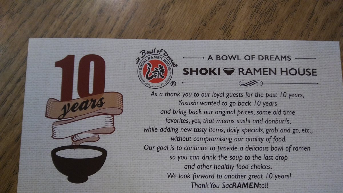 Get ready SacRAMENto!  #shokiramenhouse #ramenlove #ramen