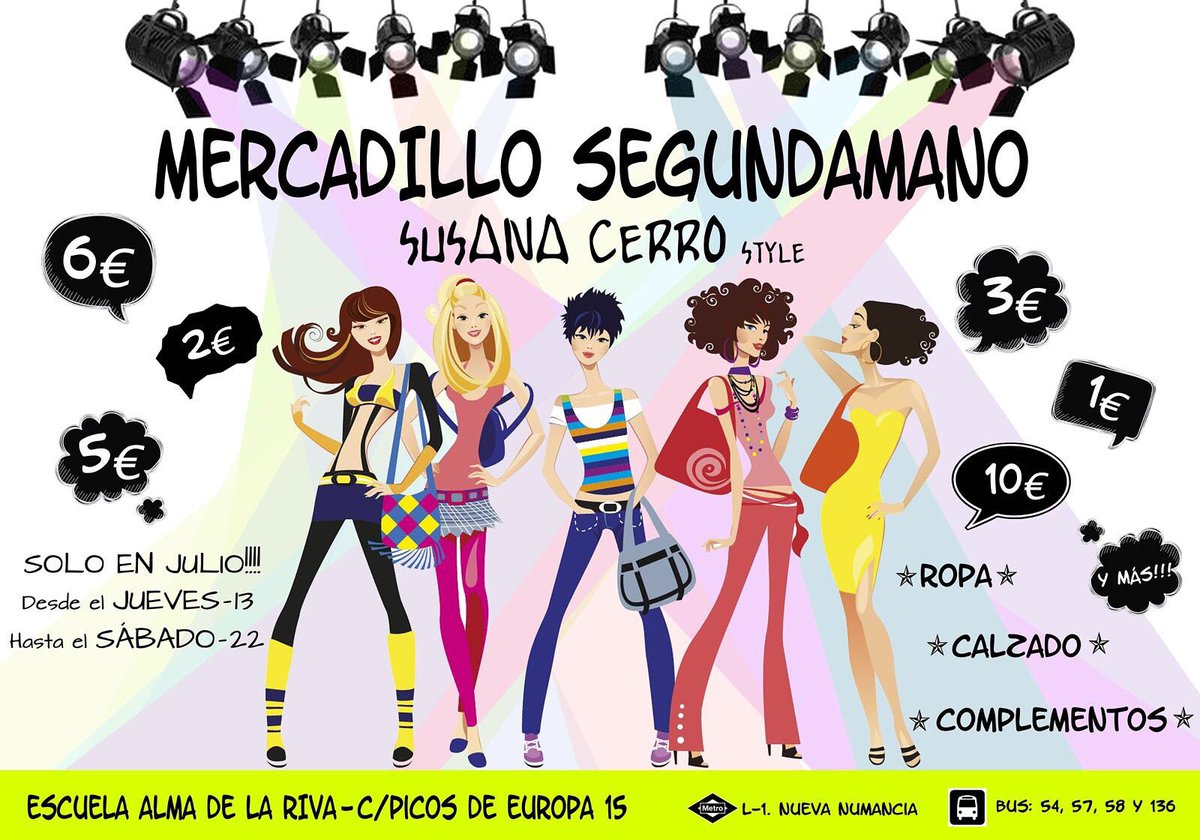 susicerro's tweet photo. Volvemos este año con EL MERCADILLO DE SEGUNDAMANO! No te lo puedes perder!!! https://t.co/mjepCYk0Tg