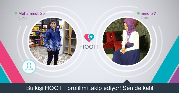 #HOOTTapp HOOTT süper! Takipçilerime gözat hemen. HOOTT ile eğlen! goo.gl/jPUaB0