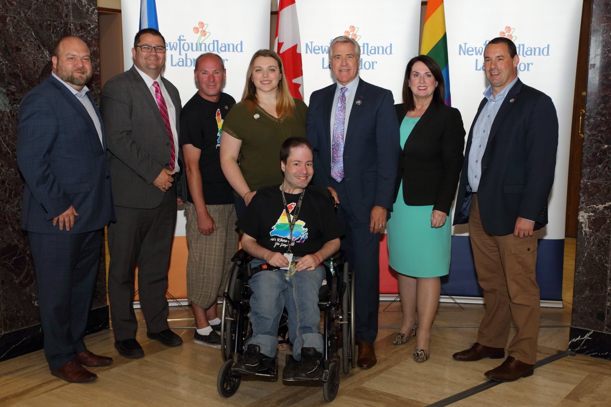 PremierofNL's tweet image. Today, we launched Pride Week across NL at a flag-raising ceremony at the Confederation Building. Read more: bit.ly/2sRmMfX