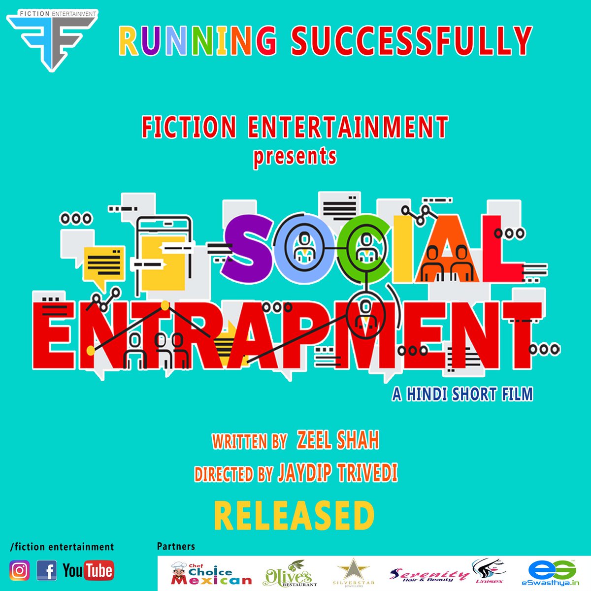 zeelshah's tweet photo. https://t.co/qNAmzIOQ4X
#SocialEntrapment #ShortFilm #Youtube #SocialMessage #Addiction #RunningSuccessfully #MustWatch #SocialTrap #Share https://t.co/SjESx7DSwW